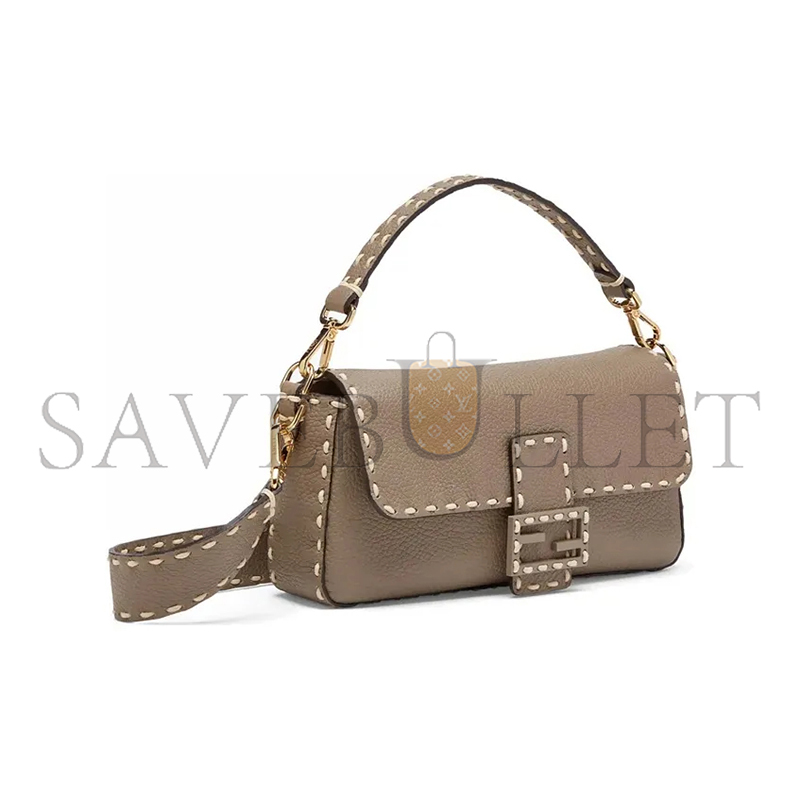 FENDI BAGUETTE LEATHER BAG 8BR600AH95F1F1M (27*15*6cm)
